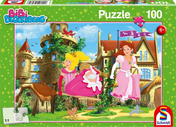 Schmidt Spiele (56281) - "Bibi Blocksberg, The Princess of Thunderstorm" - 100 piezas