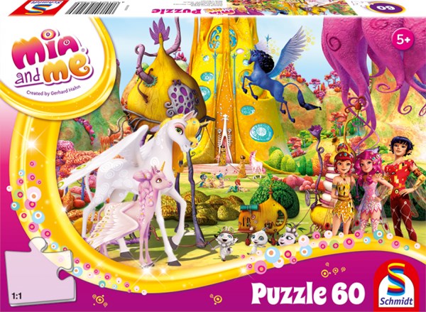 Schmidt Spiele (56296) - "Mia and me" - 60 piezas