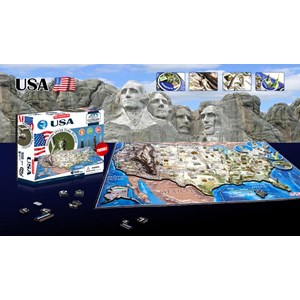4D Cityscape (40008) - "USA History" - 950 piezas