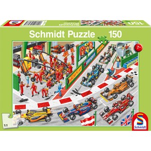 Schmidt Spiele (56288) - "What Happens At the Car Race" - 150 piezas
