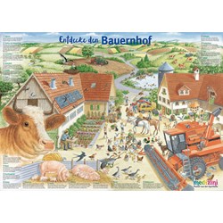 Schmidt Spiele (56291) - "Discover the Farm" - 150 piezas