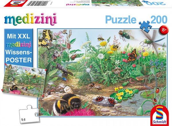 Schmidt Spiele (56293) - "Discover the World of Insects" - 200 piezas