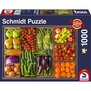 Schmidt Spiele (58308) - "Fresh from the Market" - 1000 piezas
