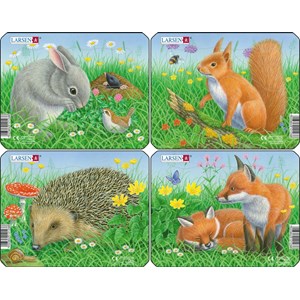 Larsen (Z12) - "Rabbit, Squirrel, Hedgehog, Fox" - 5 piezas