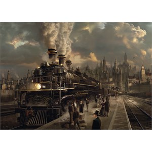 Schmidt Spiele (58206) - "Locomotive" - 1000 piezas