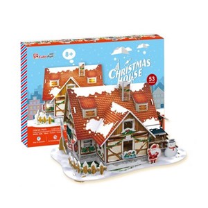 Cubic Fun (P647h) - "Christmas House" - 53 piezas