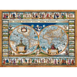 Castorland (C-200733) - "Map of the world, 1639" - 2000 piezas