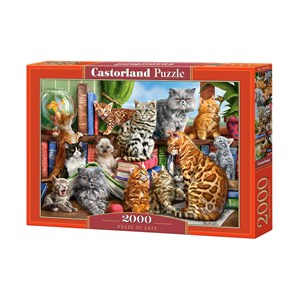 Castorland (C-200726) - "House of Cats" - 2000 piezas