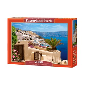 Castorland (C-200672) - "Santorini, Greece" - 2000 piezas