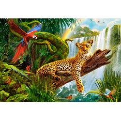 Castorland (C-104093) - "Resting Leopard" - 1000 piezas