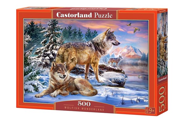 Castorland (B-53049) - "Wolfish Wonderland" - 500 piezas
