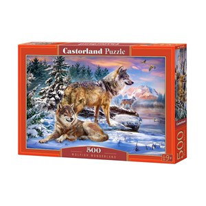 Castorland (B-53049) - "Wolfish Wonderland" - 500 piezas