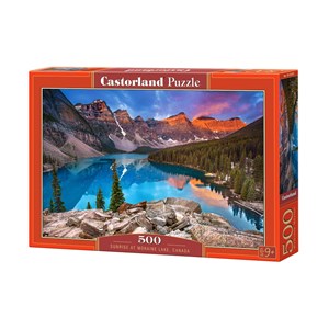 Castorland (B-53001) - "Sunrise at Moraine Lake, Canada" - 500 piezas