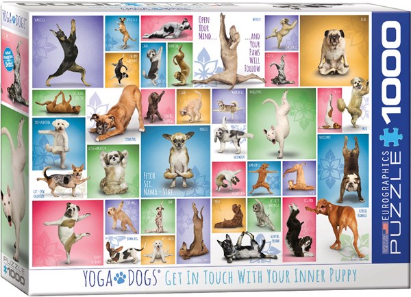 Eurographics (6000-0954) - "Yoga Dogs" - 1000 piezas