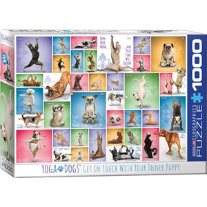 Eurographics (6000-0954) - "Yoga Dogs" - 1000 piezas