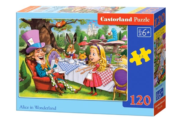 Castorland (B-13456) - "Alice in Wonderland" - 120 piezas