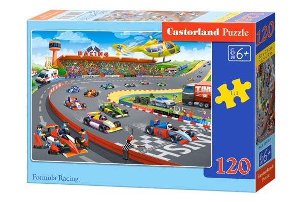 Castorland (B-13470) - "Formula Racing" - 120 piezas