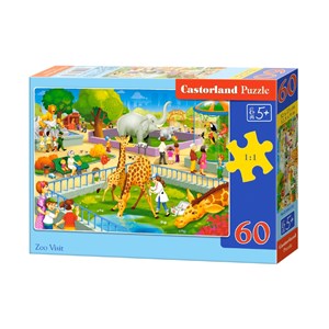 Castorland (B-066155) - "Zoo Visit" - 60 piezas