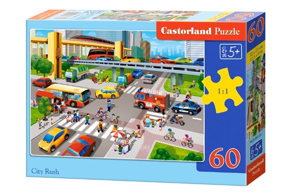 Castorland (B-066131) - "City Rush" - 60 piezas