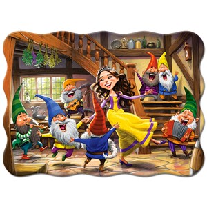 Castorland (B-03754) - "Snow White and the Dwarfs" - 30 piezas