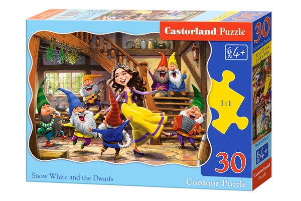 Castorland (B-03754) - "Snow White and the Dwarfs" - 30 piezas