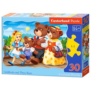 Castorland (B-03716) - "Goldilocks and Three Bears" - 30 piezas