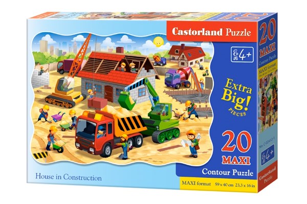 Castorland (C-02412) - "House in Construction" - 20 piezas