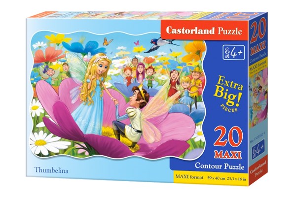 Castorland (C-02382) - "Thumbelina" - 20 piezas