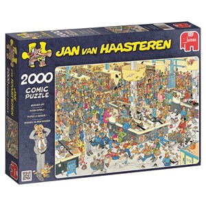 Jumbo (17467) - Jan van Haasteren: "Queued Up" - 2000 piezas