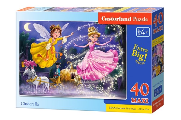 Castorland (B-040278) - "Cinderella" - 40 piezas