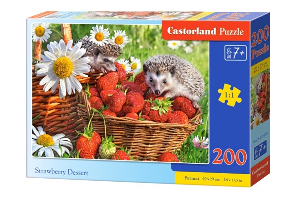 Castorland (B-222025) - "Strawberry Dessert" - 200 piezas