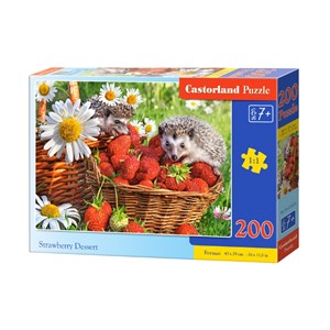 Castorland (B-222025) - "Strawberry Dessert" - 200 piezas