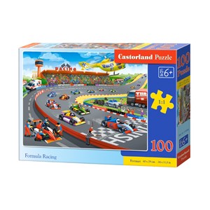 Castorland (B-111046) - "Formula Racing" - 100 piezas