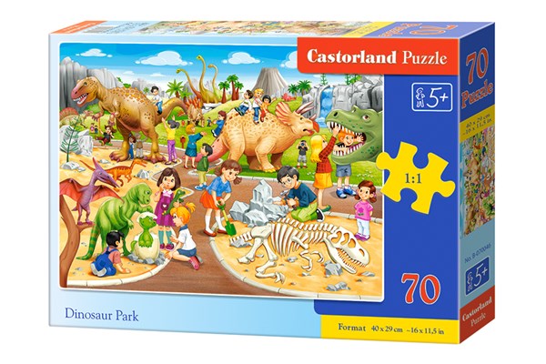 Castorland (B-070046) - "Dinosaur Park" - 70 piezas