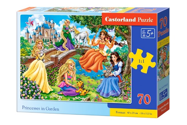 Castorland (B-070022) - "Princesses in Garden" - 70 piezas
