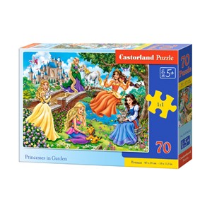 Castorland (B-070022) - "Princesses in Garden" - 70 piezas