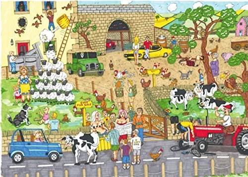 The House of Puzzles (3848) - "Funny Farm" - 1000 piezas