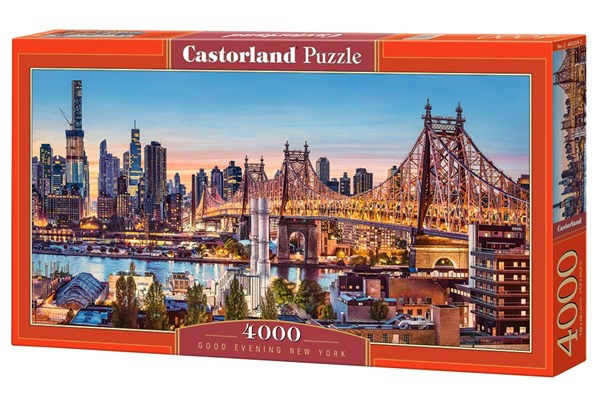 Castorland (C-400256) - "Good Evening New York" - 4000 piezas