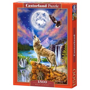 Castorland (C-151806) - "Wolf's Night" - 1500 piezas