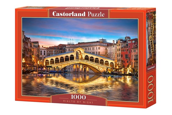 Castorland (C-104215) - "Rialto by Night" - 1000 piezas