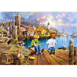 Castorland (C-104192) - "At the Dock" - 1000 piezas
