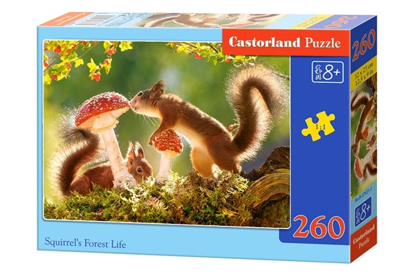 Castorland (B-27521) - "Squirrel's Forest Life" - 260 piezas