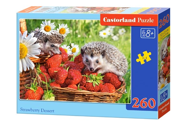 Castorland (B-27484) - "Strawberry Dessert" - 260 piezas