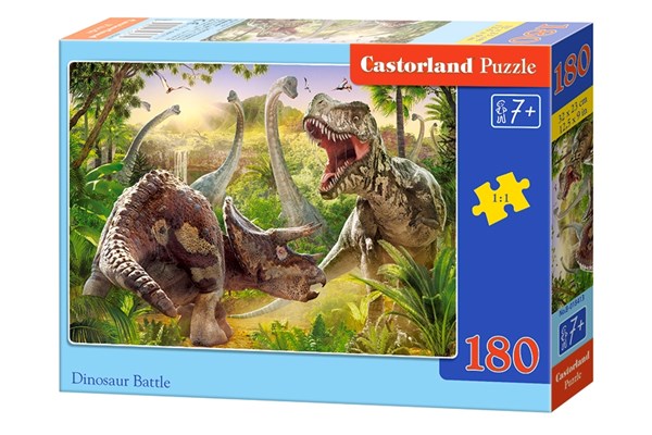 Castorland (B-018413) - "Dinosaur Battle" - 180 piezas