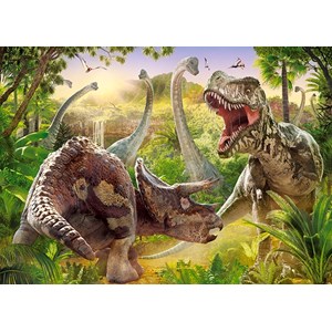 Castorland (B-018413) - "Dinosaur Battle" - 180 piezas