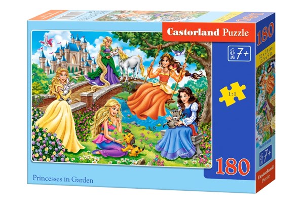 Castorland (B-018383) - "Princesses in Garden" - 180 piezas