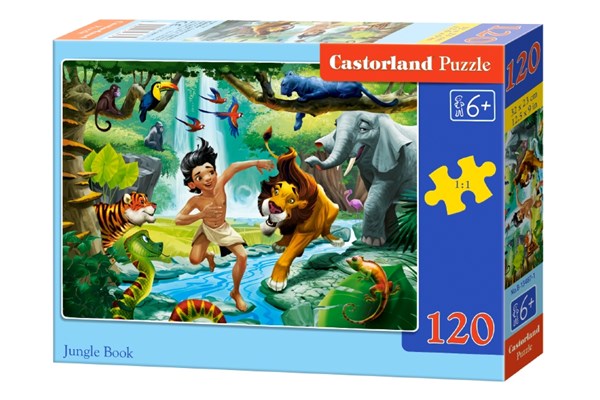 Castorland (B-13487) - "Jungle Book" - 120 piezas