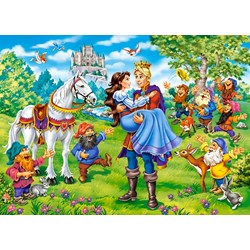Castorland (B-13463) - "Snow White, Happy Ending" - 120 piezas