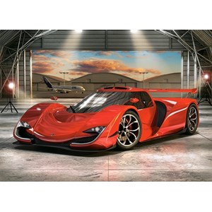 Castorland (B-066162) - "Concept Car in Hangar" - 60 piezas