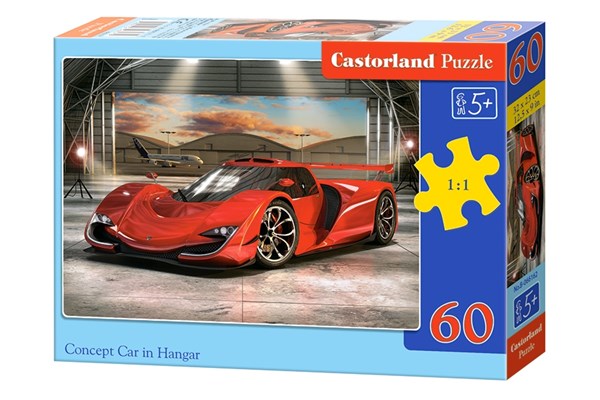 Castorland (B-066162) - "Concept Car in Hangar" - 60 piezas